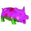 Trixie Schwein mit Blumen & Tierstimme Latex 20 cm