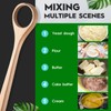 FoldTier 12 Inch Wooden Danish Dough Whisk Sourdough Whisk Dough