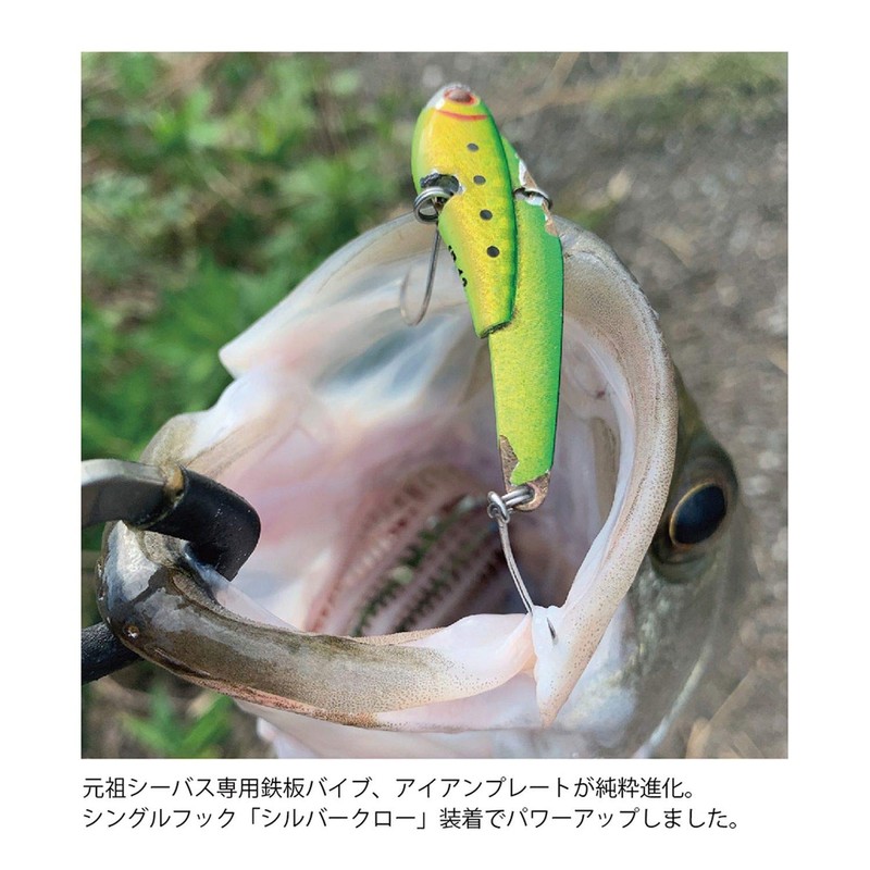 Coreman IP-13 Iron Plate Silver Claw #006 Green Pink 60mm/13g