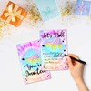 Let's Roll Birthday Party Invitation Cards, Tie Dye Roller Skate
