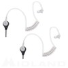 Midland AVPH3 Transparent Security Headsets with PTT/VOX (4-Pack)