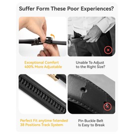 CHAOREN Boys Belt, Kids Dress Leather Belt with Click Ratchet Closure, Adjustable for Casual and Formal Wear