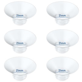 IVARONALFlange Insert 21mm Compatible with Momcozy M5/M6/M9 Breast Pump Replacement Accessories,Momcozy M5 M6 M9 Flange Inserts Replacement Parts,6 Piece Set (6PC-21mm
