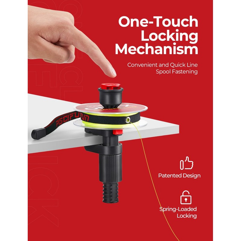 Piscifun Speed E Fishing Line Winder with Plier, Spooling Station