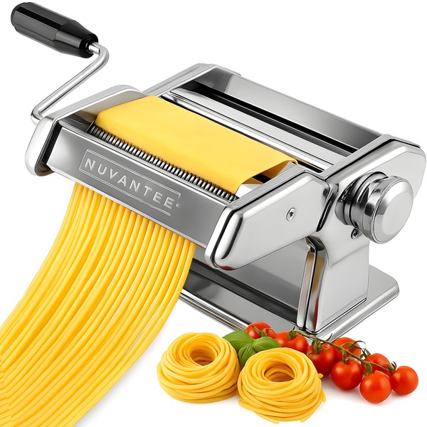Nuvantee Pasta Maker with 7 Adjustable Thickness Settings - 2