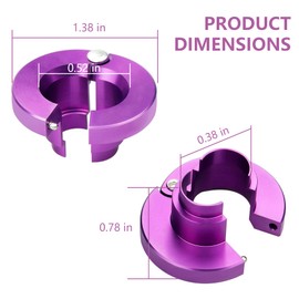 Disconnect Tool Transmission Oil Cooler Line Disconnect Set Compatible with Ford 3/8" & 1/2"(Pack of Two)