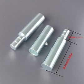 Weld On Trailer Ramp Hinge 10", Heavy Duty Greasable Ramp Door Hinges, Zinc Plated (4 Pack)