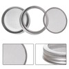 4 Pack Mesh Strainer Jar Stainless Steel Sprouting Jars Mason
