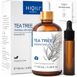 HIQILI Hiqili 100Ml Aceite De Árbol De Té, Hongos En Las Uñas De Los Pies, Crecimiento De Uñas, Restauración Del Cabello, Se Puede Agregar Al Champú, Gel De Baño, Uso En Remojo De Pies - 3.3