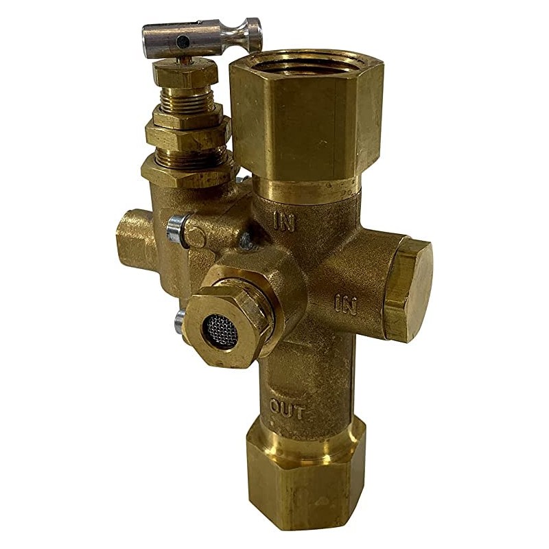 3/4" Female NPT Inlet/Outlet, Unloader Pilot Check Valve, plus Throttle