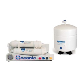 Compact Countertop Reverse Osmosis Water Filter System + Tank | 4 Stage RO Filtration | 50 GPD | Apartment/RV/Boats/Dorms/Travel