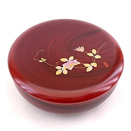 Nakanishi-kougei 0011028 New Confectionery Wood Grain 7.1 inches (18 cm), Made in Japan, Red, 7.1 x 2.7 inches (18 cm) x Height 2.7 inches (6.8 cm)