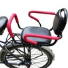 Child Electric Bike Seat with High Barrier - Black