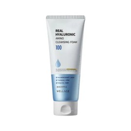 Wellage [Slightly acidic] Wellage Real Hyaluronic Amino Cleansing Foam 150ml / [약산성] 웰라쥬 리얼 히알루로닉 아미노 클렌징 폼 150ml