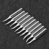 10Pcs Solder Iron Tip Brass Internal Heating Lead Free Soldering