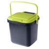 RSI MC-C7 Compost Bin, Black and Green
