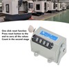 Pull Counter 5 Digit Mechanical Resettable Manual Stroke Tally Accurate
