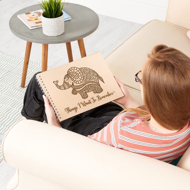 Wooden Engraved Scrapbook | Things I Want To Remember |