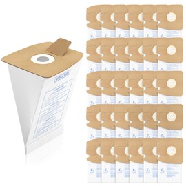 30 Pack Style MM Vacuum Bags Compatible with Eureka Style MM Eureka Mighty Mite 3670 and 3680 Series Canister Vacuums, Replaces Part # 60295, 60295A, 60295B 60295C, 60296 & 60297A