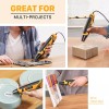 SEEKONE Mini Heat Gun, 350W 2-Temp Settings 500℉ & 842℉