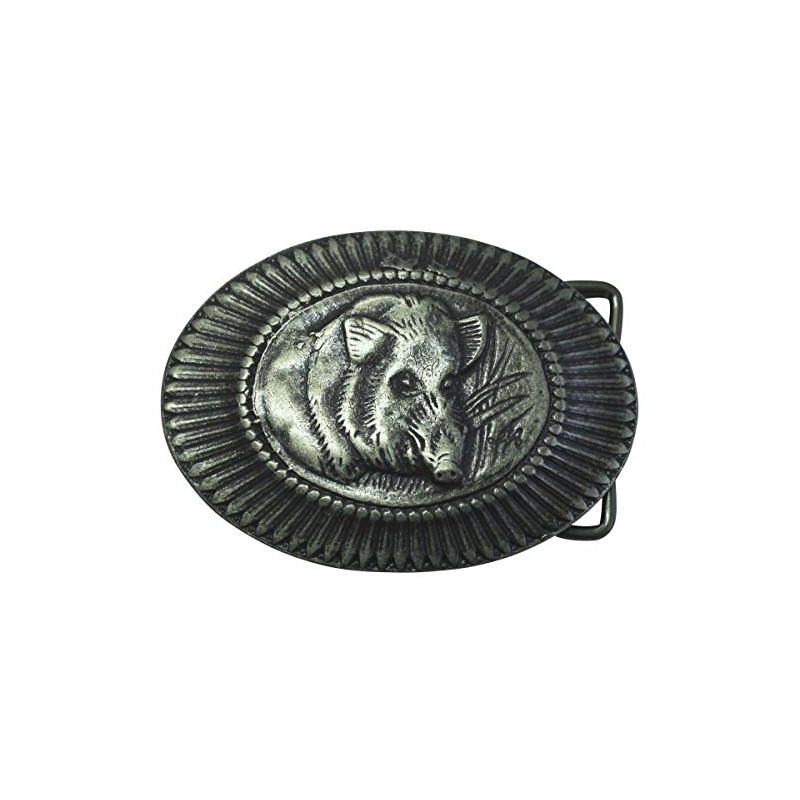BELTINGER Wild Boar Belt Buckle, 4.0 cm, Buckle Interchangeable Buckle,