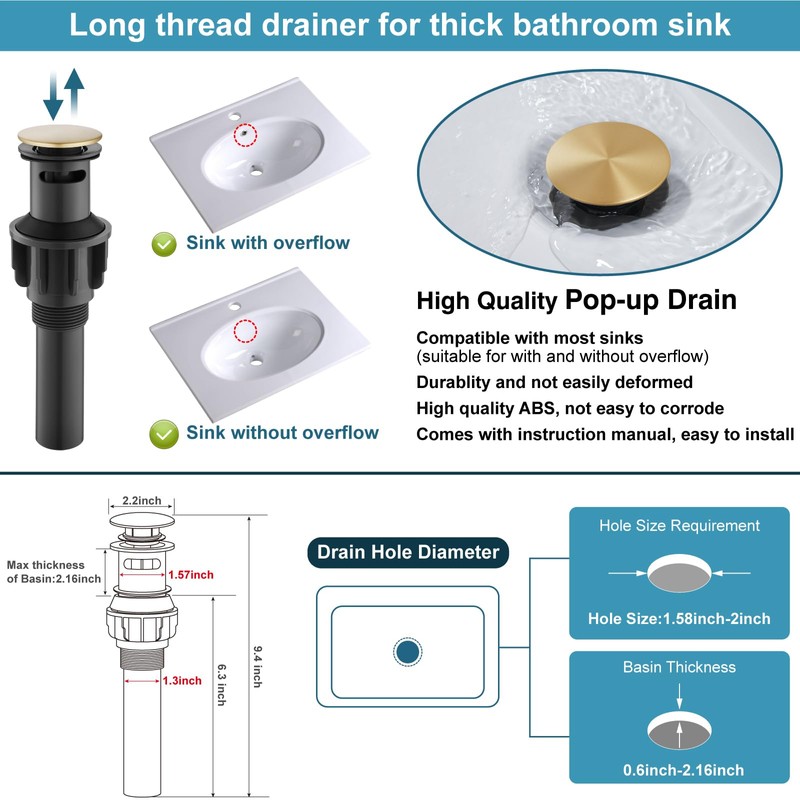Midanya Wet Bar Sink Faucet,Single Handle Bathroom Kitchen Faucet 1