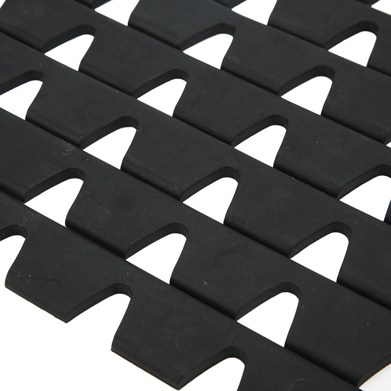 8pcs Front Bumper Scrape Guard Set Rubber Black Universal Bumper