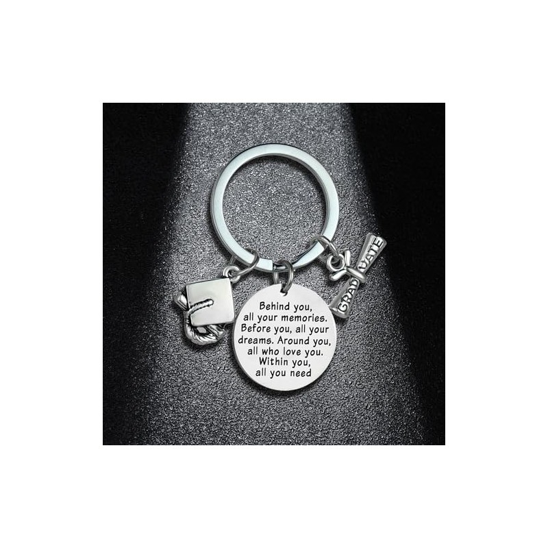 2025 Graduation Gifts for Women Men Graduation Keychain Inspirational Gifts