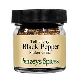 Shaker Grind Black Pepper By Penzeys Spices 0.9 oz 1/4 cup jar (Pack of 1)