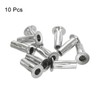uxcell M5 Multi-Grip Rivet Nuts, 10pcs Pre-Bulbed Shank Flat Head