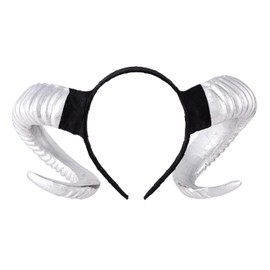 Qhome Gothic Sheep Horn Punk Headband Forest Animal Photography Cosplay Photo Props Steampunk Hair Accessory