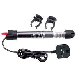 CAM2 Aquarium heating rod, with temperature display Power Saving Heater Aquarium Submersible Heater Fish Tank Water (100W)