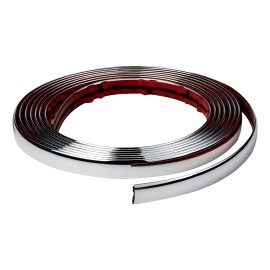 Moldura Tira Para Facia Ventana Puerta Cromo Y Carbon