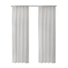 Thermasheer Weathershield Insulated Sheer Rod Pocket Curtain Panel 50 x