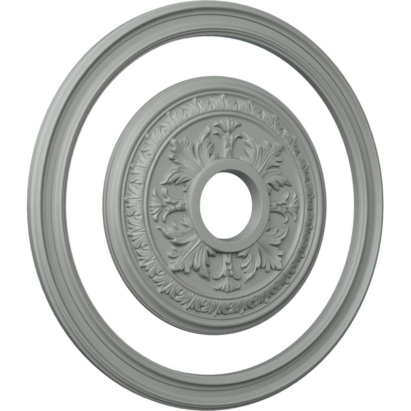 24"OD Ceiling Ring with 15 3/8"OD Ceiling Medallion Baltimore Light