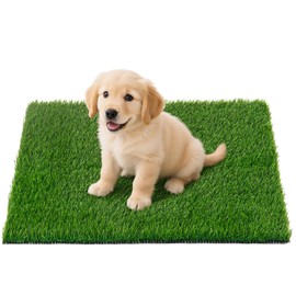 Fake Grass for Dogs - Artificial Pee Grass for Dog Potty Tray Training Pet Turf - Indoor and Outdoor Mat for Pet Training with Drainage Hole (39.4" X 19.7")