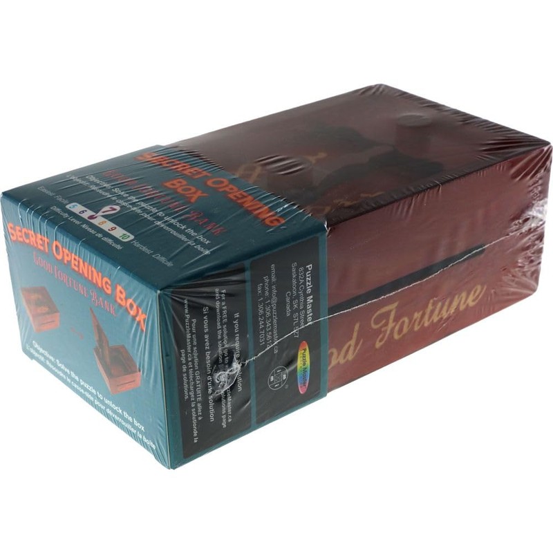 Puzzle Master Secret Opening Box - Good Fortune Bank