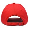 DALIX Initial Hat Letter A Red Womens Baseball Cap Monogram