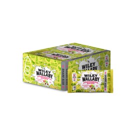 Wiley Wallaby Licorice Candy Bites 3.0 Ounce Gourmet Sourrageous Drops in Mini Candy Bags, 18 Pack