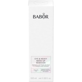 BABOR Eye & Heavy Make Up Remover for All Skin, Nourishing Makeup Remover, Also for Waterproof Eyes, Lip Makeup and Foundation, Vegan Formula, 1 x 100 ml
