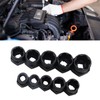 10 Pcs Bolt Extractor Set Strong Grip Chrome Vanadium Steel