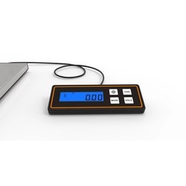 440 lbs Digital Shipping Scale, 12' x 12' High Accurate Digital Postal Scale with Hold/Tare Function, Shipping Scale for Small Business, Packages, Luggage, Home Use, Stainless Steel Platform
