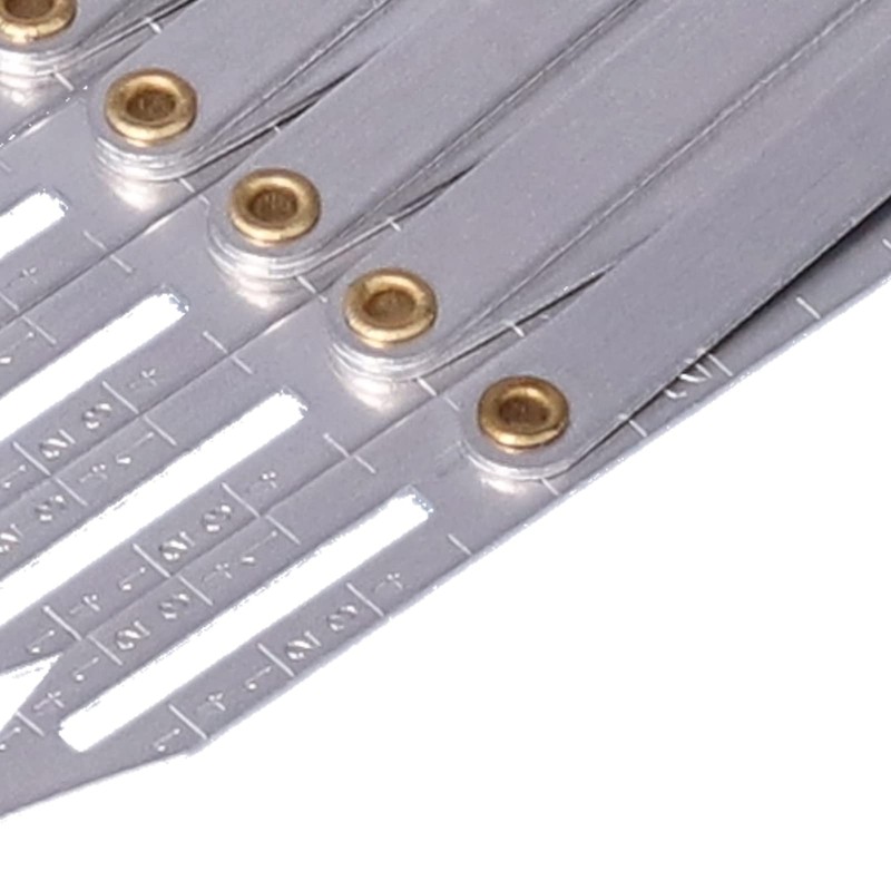 Dpofirs Expanding Sewing Gauge Aluminium Sewing Gauge Quilting Sewing Tool