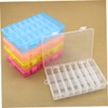 Zerodeko 5pcs Detachable Storage Box with Cover Compartment Organizer for