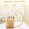 Vnoeom Alarm Clock Bedside Lamp, Touch Table Lamp with Natural