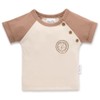 Aster & Oak Lion Embroidered Raglan Tee, 5Y