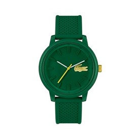 Lacoste L.12.12 Hero Men's 3H Quartz Watch, Silicone Wristband, Water Resistant up to 5ATM/50 Meters, Iconic Design, 48mm