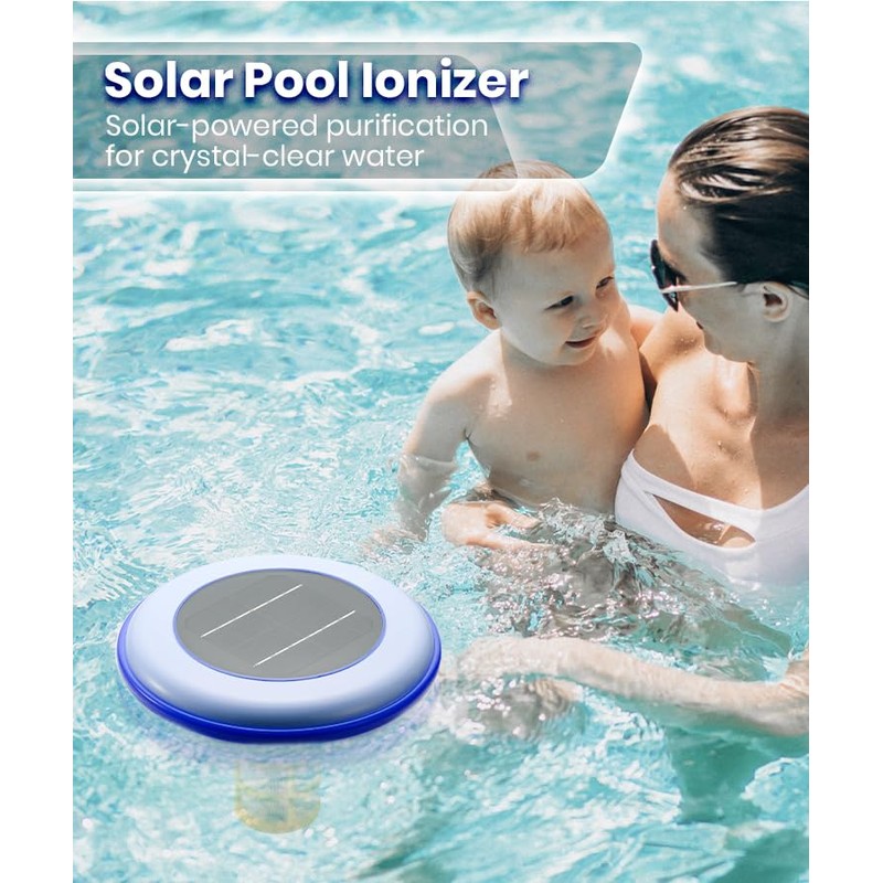 AIRTHEREAL Solar Pool Ionizer Replacement Copper Anode and Basket Screen,