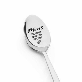 Mom Mum Birthday Gifts for Mother Mom Christmas Gifts for Mummy Mum's Peanut Butter Spoon for Mom I Love You Gifts for Mum Thank You Gifts for Mum Thoughtful Gifts for Mummy Xmas Gifts
