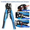 X-COTEC Wire Stripper and Crimping Tool, Automatic Wire Stripper, 3-in-1